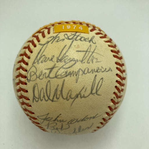 1974 Oakland A’s World Series Champs Team Signed Baseball JSA COA