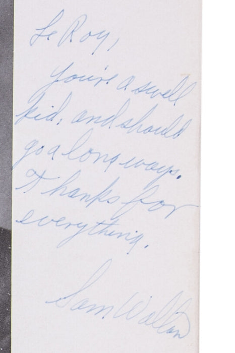 Sam Walton Signed 1936 High School Yearbook Walmart Owner Beckett & JSA COA