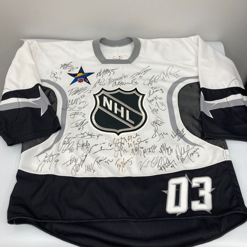 2003 NHL All Star Game Team Signed Jersey 39 Signatures JSA COA