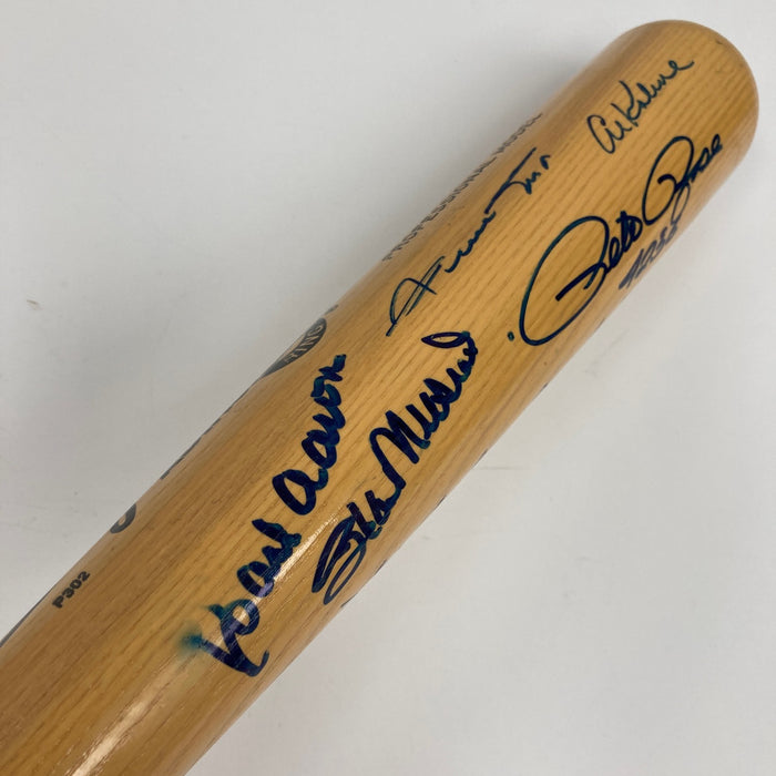 3,000 Hit Club Multi Signed Baseball Bat Willie Mays Hank Aaron 16 Sigs PSA DNA