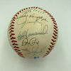 1995 Derek Jeter Mariano Rivera Andy Pettite Posada Rookie Signed Baseball JSA