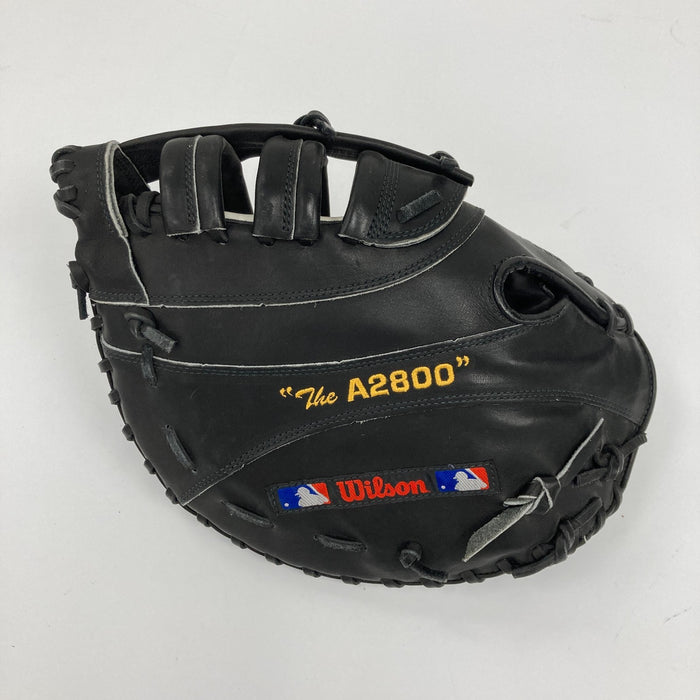 Rare George Brett Signed 1999 Hall Of Fame Induction Baseball Glove JSA COA