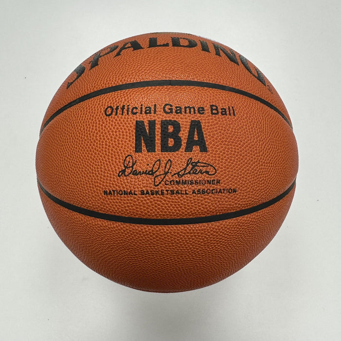 MIckey Mantle Signed Official NBA Game Basketball JSA COA RARE