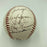 Willie Mays 1954 New York Giants World Series Champs Team Signed Baseball JSA