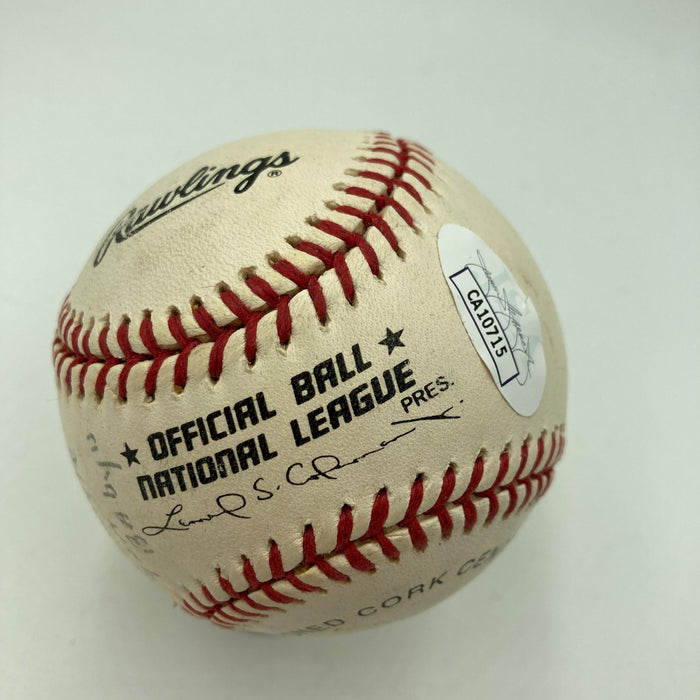 George Foster Signed Baseball To Lover With Provocative Inscription JSA
