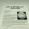 Beautiful Mickey Mantle Signed American League Baseball PSA DNA Graded MINT 9