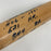 Ted Williams Signed Heavily Inscribed Career STAT Baseball Bat JSA COA