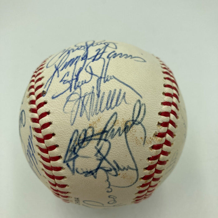 1991 Los Angeles Dodgers Team Signed Baseball Gary Carter Eddie Murray Beckett