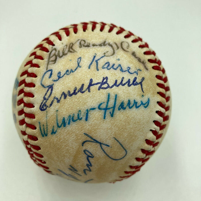 Negro League Legends Signed Official Negro League Baseball 16 Sigs With JSA COA