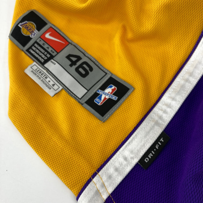 Kobe Bryant Signed 2001 Finals Los Angeles Lakers Pro Cut Jersey Beckett & PSA
