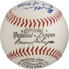 1950 Paul Daffy Dean Single Signed National League Baseball Dizzy Brother JSA