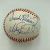 Beautiful Willie Mays Hank Aaron 500 Home Run Club Signed HOF Baseball JSA COA