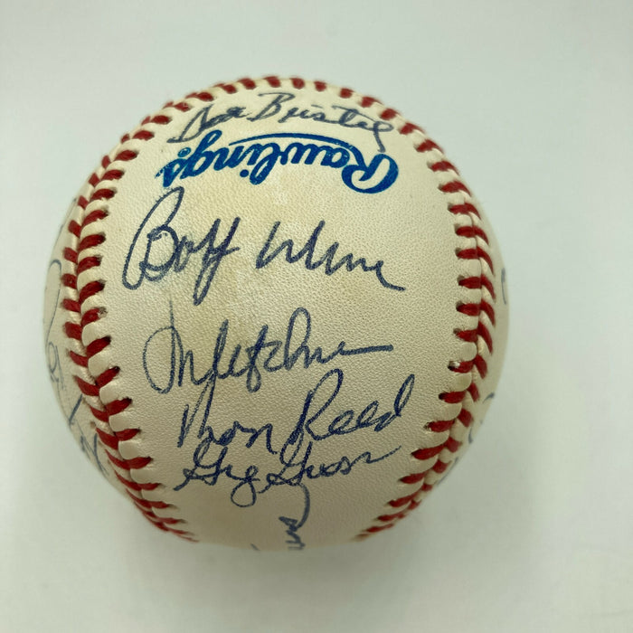 1983 Philadelphia Phillies NL Champs Team Signed World Series Baseball PSA DNA