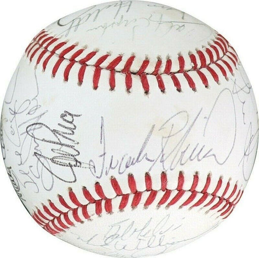 1990 Baltimore Orioles Team Signed Baseball Cal Ripken Jr Frank Robinson PSA JSA