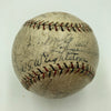 Roger Bresnahan & Mel Ott 1928 New York Giants Team Signed Baseball JSA COA