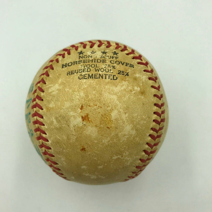 1951 Negro League All Star Team Signed Baseball With Satchel Paige JSA COA