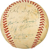 1951 Kansas City Blues Team Signed Baseball Mickey Mantle Minor League JSA COA