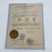 Fred Clarke Signed 1923 Mexico ID Baseball Hall Of Fame Dec. 1960 PSA DNA