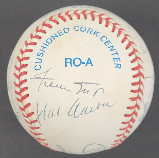 500 Home Run Signed Baseball Willie Mays Hank Aaron Ernie Banks JSA COA