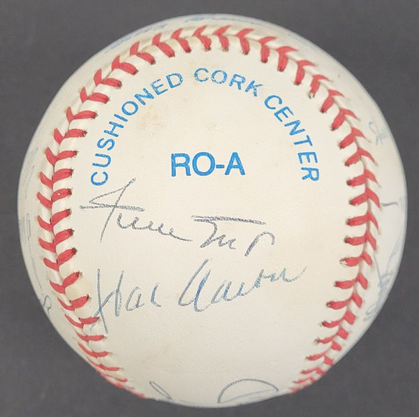 500 Home Run Signed Baseball Willie Mays Hank Aaron Ernie Banks JSA COA