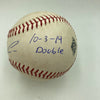 Ronald Acuna Signed 2019 NLDS Actual Hit Game Used Baseball Double JSA & MLB COA