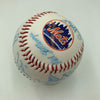 Vintage 1986 New York Mets World Series Champs Team Signed Baseball JSA COA