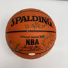 1993-94 Houston Rockets NBA Champs Team Signed Official Game Basketball JSA COA