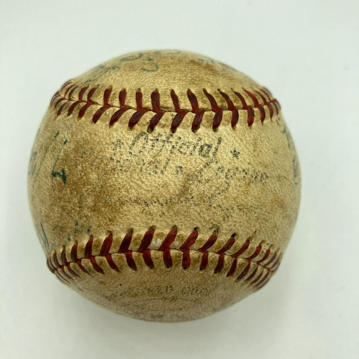 1955 Memphis Red Sox Negro League Signed Game Used National League Baseball