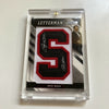 2008 Razor Letterman Pete Rose Auto Patch Signed Baseball Card