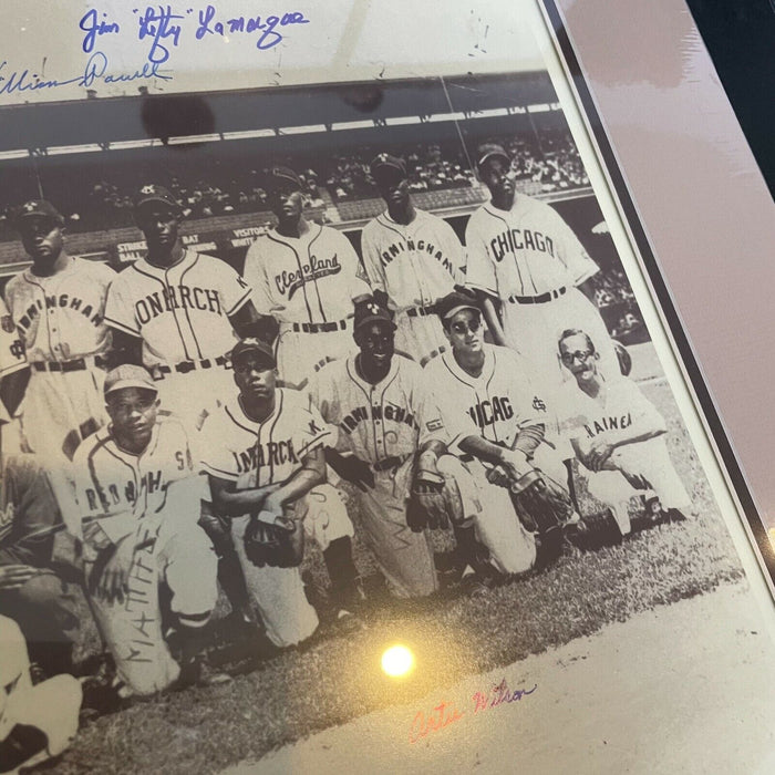 1948 Negro League All Star Game West Team Signed Large 18x24 Photo JSA COA