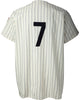 Beautiful Mickey Mantle No. 7 Signed New York Yankees Jersey UDA JSA MINT 9