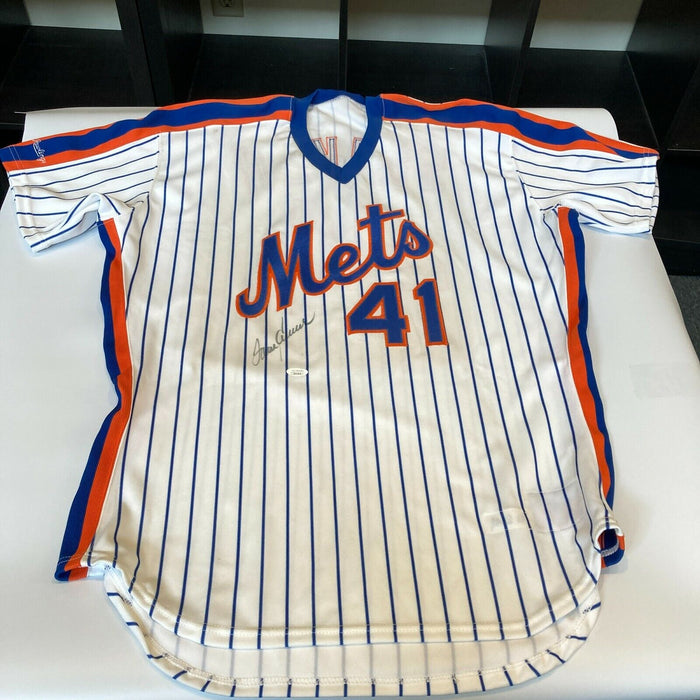 Tom Seaver Signed Authentic Game Issued 1990 New York Mets Jersey Auto JSA COA