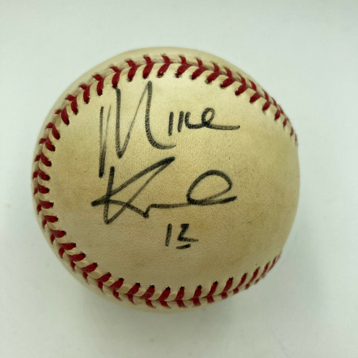 Mike Keane Signed Autographed MLB Baseball With JSA COA NHL