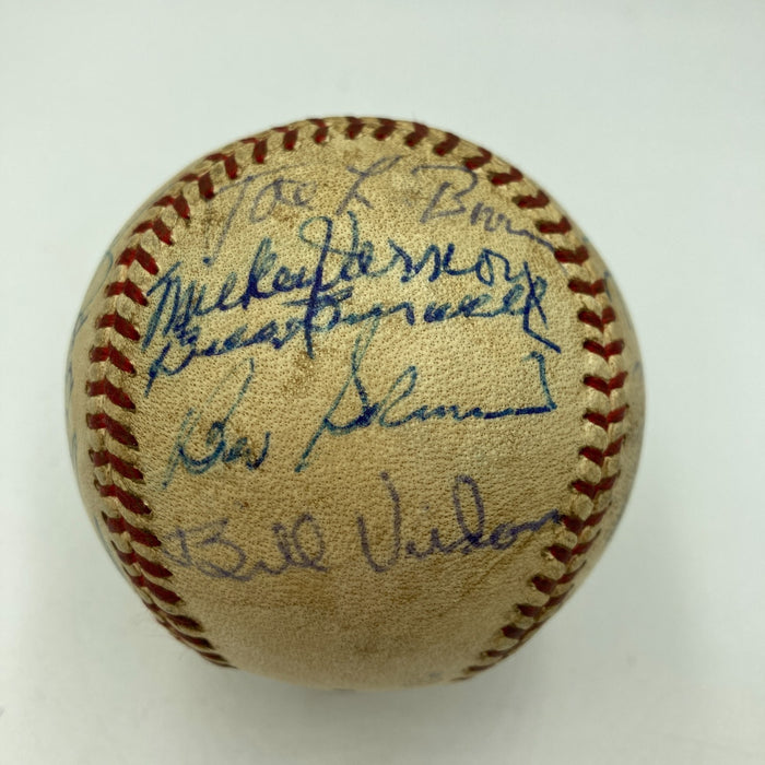 1960 Pittsburgh Pirates Champs Team Signed World Series Game Used Baseball JSA