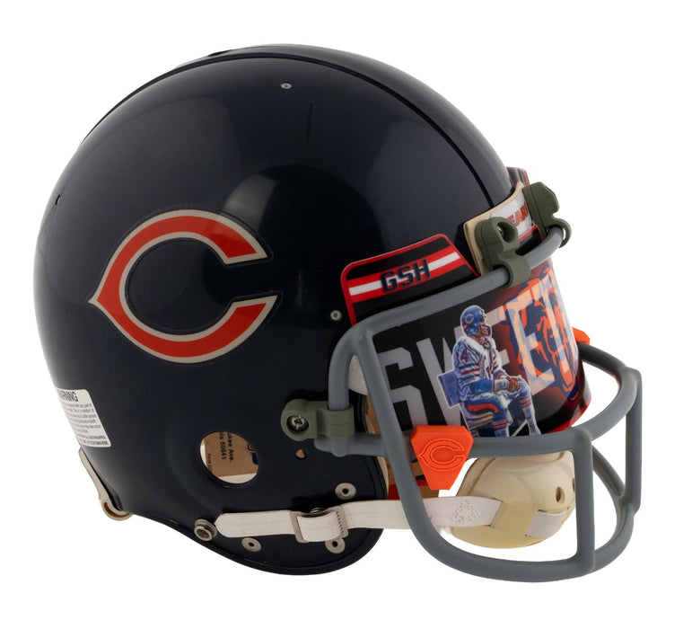 Walter Payton Signed Riddell Authentic Chicago Bears Full Size Helmet JSA COA