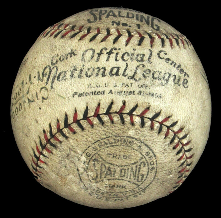 Hank O'Day Signed 1925 National League Baseball Dec. 1935 HOF The Only One Known