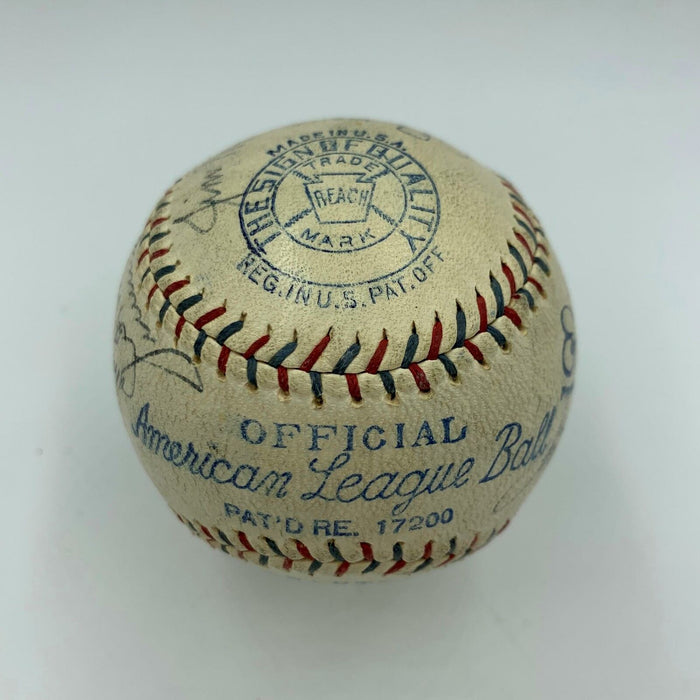 1930 Philadelphia Athletics A's World Series Champs Team Signed Baseball JSA COA