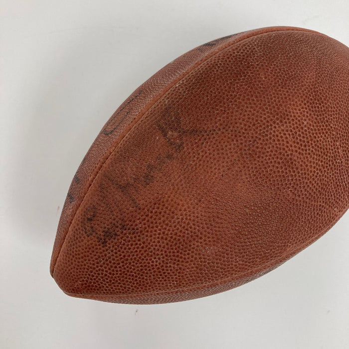 1972 Miami Dolphins Super Bowl Champs Multi Signed Football JSA COA
