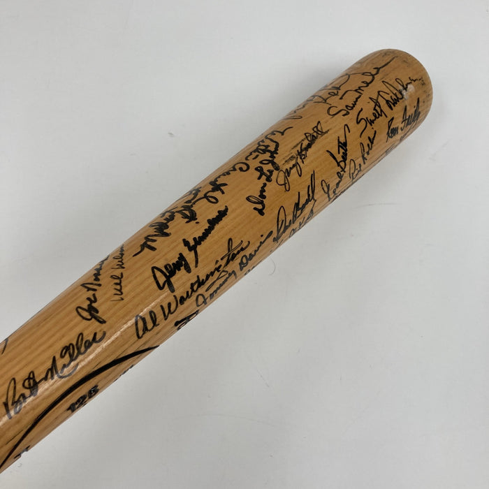 1965 Los Angeles Dodgers World Series Champs Team Signed Baseball Bat JSA COA