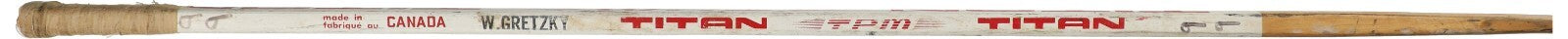 1981 Wayne Gretzky Signed Game Used Titan Hockey Stick Beckett COA