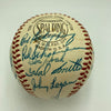 1957 All Star Game Team Signed National League Baseball Ernie Banks JSA COA