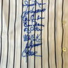 2000 New York Yankees World Series Champs Team Signed Jersey Derek Jeter PSA DNA