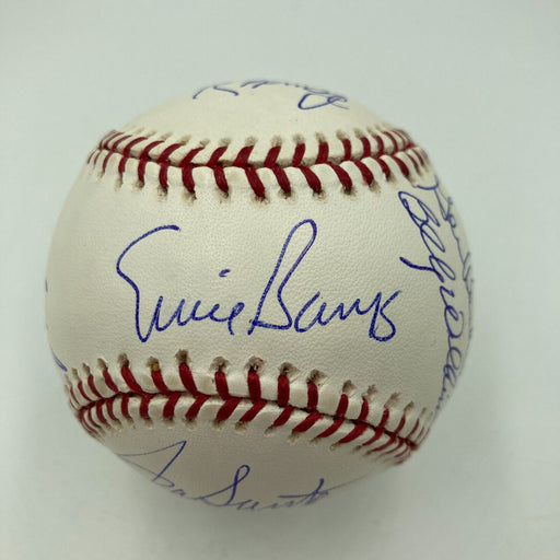 1969 Chicago Cubs Team Signed Baseball Ernie Banks Billy Williams Santo JSA COA