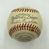 Chuck Dressen Single Signed 1940's National League Baseball Brooklyn Dodgers PSA