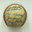 Nice 1956 Chicago Cubs Team Signed National League Baseball Ernie Banks JSA COA