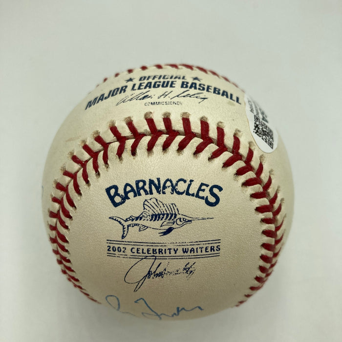 Chipper Jones Greg Maddux Tom Glavine Atlanta Braves Signed Baseball JSA COA