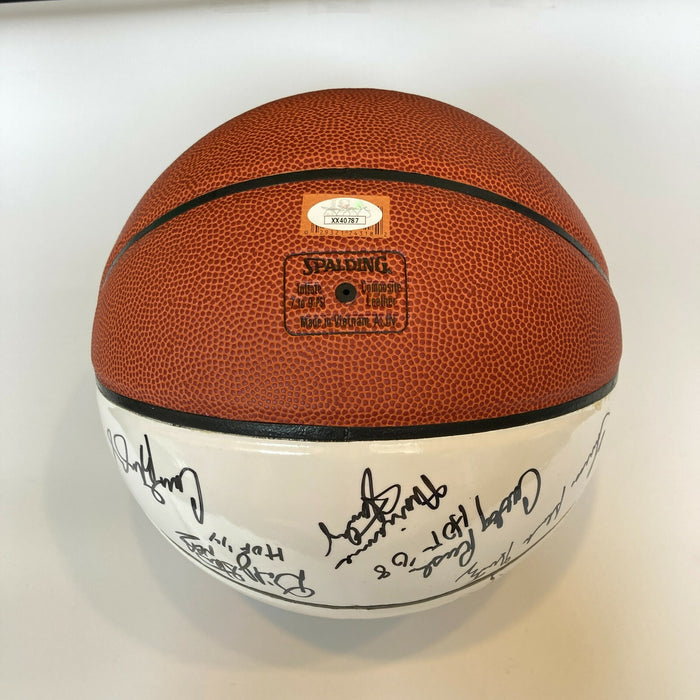 NBA Hall Of Fame Class Of 2014 Signed Basketball 15 Sigs JSA COA
