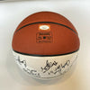 NBA Hall Of Fame Class Of 2014 Signed Basketball 15 Sigs JSA COA