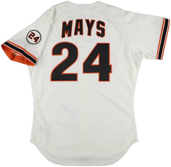Willie Mays Signed San Francisco Giants Rawlings Game Model Jersey JSA COA