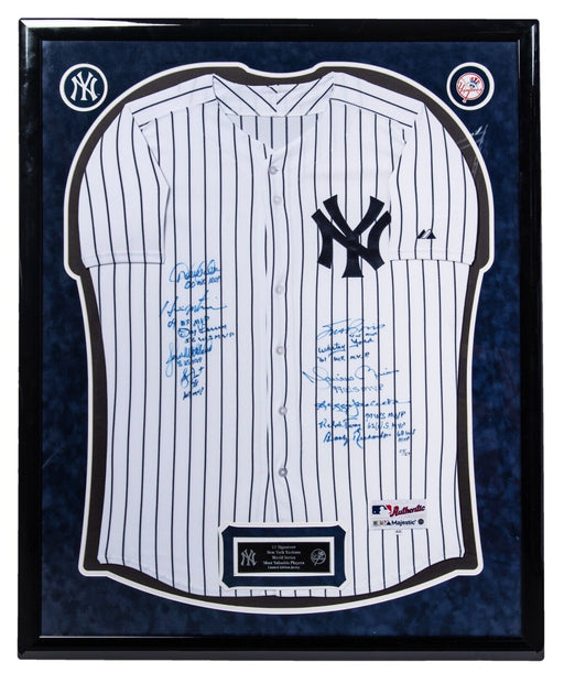 Derek Jeter New York Yankees World Series MVP's Signed Jersey 11 Sigs Steiner